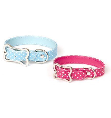 Collar Lunares Rosa o Azul