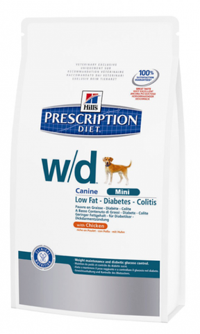 Hills Diet Canine w/d mini