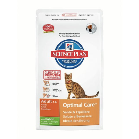 Hills SP Feline Adult Optimal Care Conejo