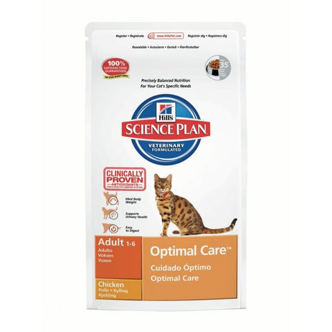 Hills SP Feline Adult Optimal Care Pollo