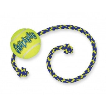 Kong Squeaker Tennis Ball w/rope